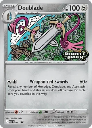 Doublade #067 · MEP Black Star Promos Pokémon card