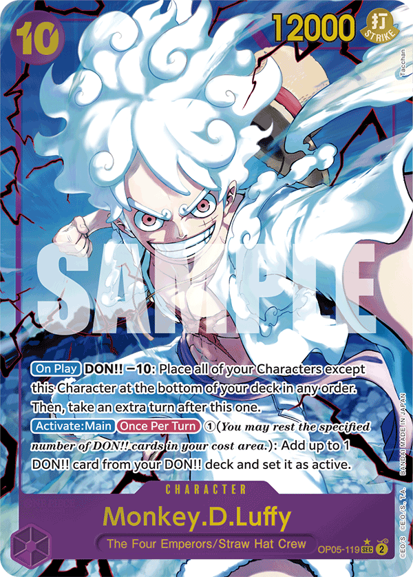 Monkey.D.Luffy (Alternate Art) full card art
