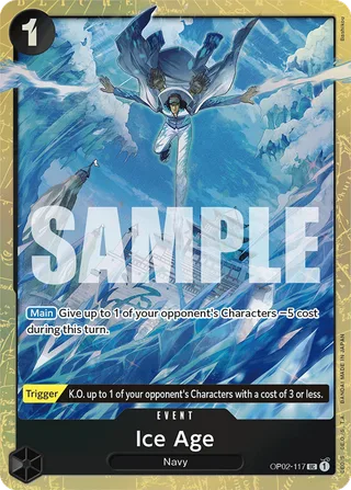 Ice Age (Jolly Roger Foil) #OP02-117-jolly-roger-foil · Premium Booster -The Best- One Piece card