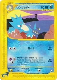 Golduck #50b · Aquapolis Pokémon card