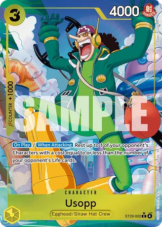 Usopp (Full Art) #ST29-002-full-art · ST-29: Starter Deck 29 Egghead One Piece card
