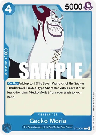 Gecko Moria #ST03-004 · Revision Pack Cards One Piece card