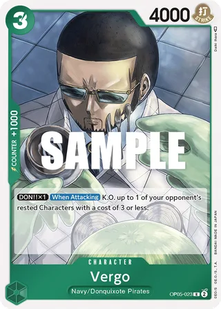 Vergo #OP05-023 · Awakening of the New Era One Piece card