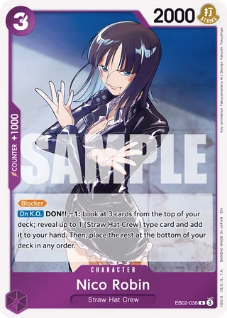 Nico Robin #EB02-036 · Extra Booster: Anime 25th Collection One Piece card