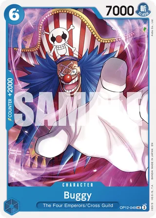 Buggy #OP12-049 · Legacy of the Master One Piece card