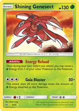Shining Genesect · Shining Legends Pokémon card