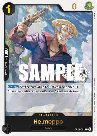 Helmeppo (Store Championship Participation Pack Vol. 2) #OP03-091-store-championship-participation-pack-vol-2 · One Piece Promotion Cards One Piece card