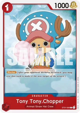 Tony Tony.Chopper (English Version 1st Anniversary Set) #ST01-006-english-version-1st-anniversary-set · One Piece Promotion Cards One Piece card