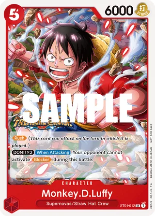 Monkey.D.Luffy (Tournament Pack Vol. 5) #ST01-012-tournament-pack-vol-5 · One Piece Promotion Cards One Piece card