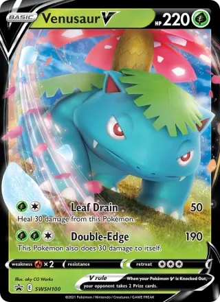 Venusaur V #SWSH100 · SWSH Black Star Promos Pokémon card
