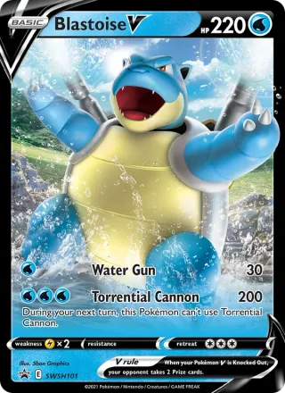 Blastoise V #SWSH101 · SWSH Black Star Promos Pokémon card