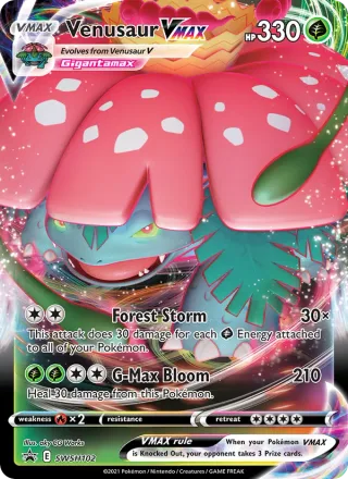 Venusaur VMAX #SWSH102 · SWSH Black Star Promos Pokémon card