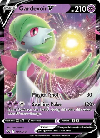 Gardevoir V #SWSH105 · SWSH Black Star Promos Pokémon card