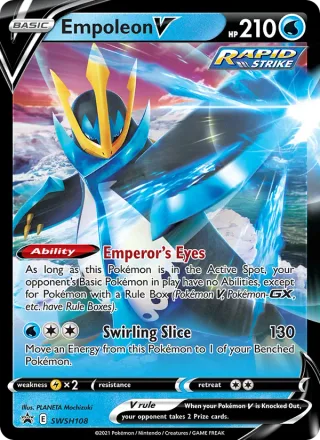 Empoleon V #SWSH108 · SWSH Black Star Promos Pokémon card