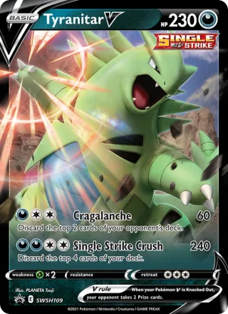 Tyranitar V #SWSH109 · SWSH Black Star Promos Pokémon card