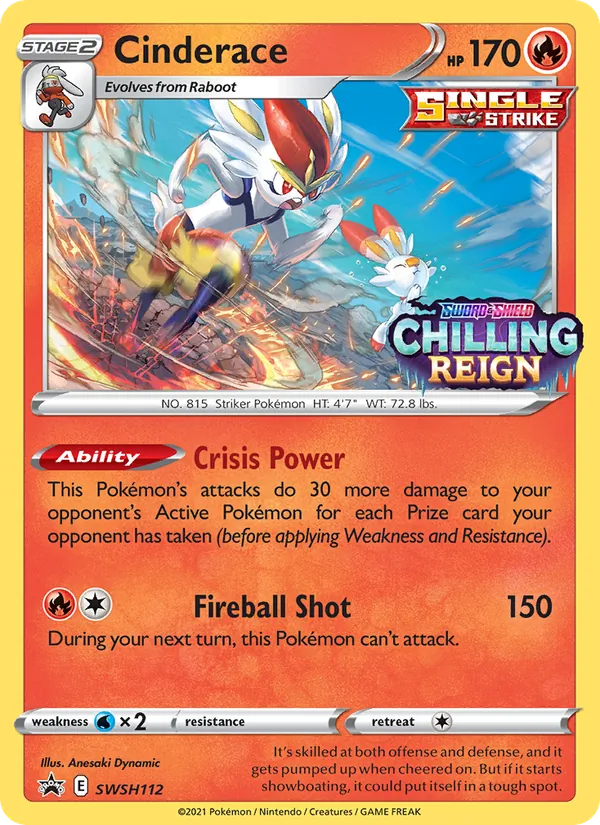 Cinderace full card art