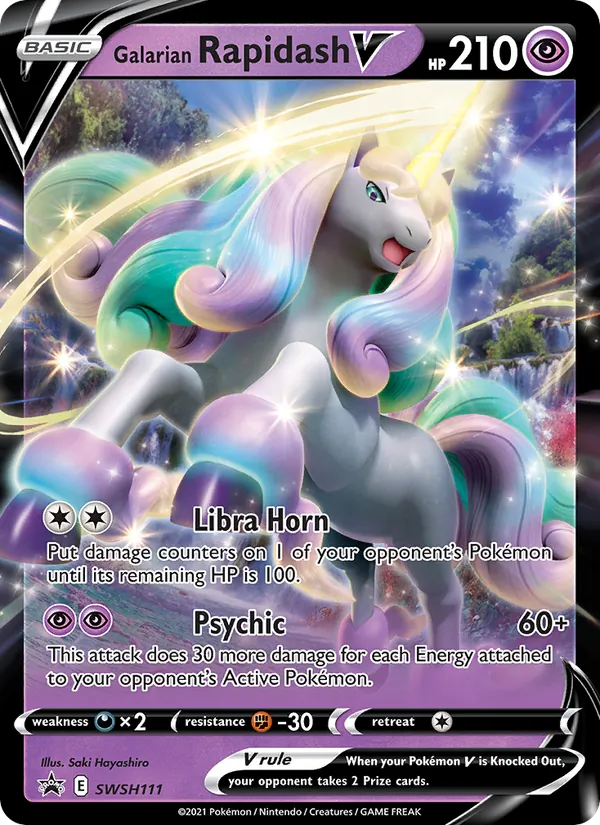 Galarian Rapidash V full card art