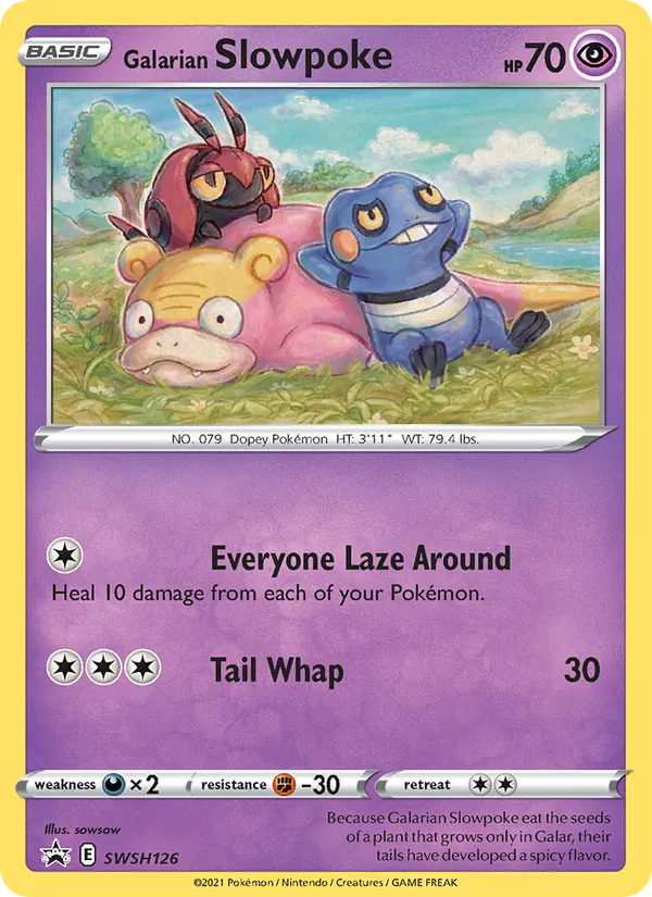 Galarian Slowpoke full card art