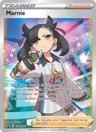 Marnie #SWSH121 · SWSH Black Star Promos Pokémon card