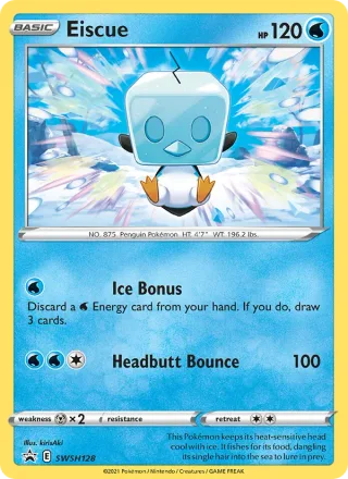 Eiscue #SWSH128 · SWSH Black Star Promos Pokémon card