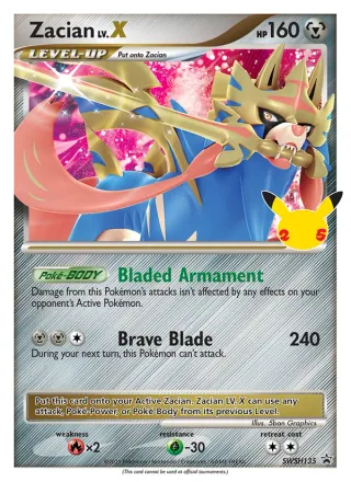 Zacian #SWSH135 · SWSH Black Star Promos Pokémon card