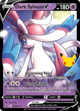 Dark Sylveon V #SWSH134 · SWSH Black Star Promos Pokémon card