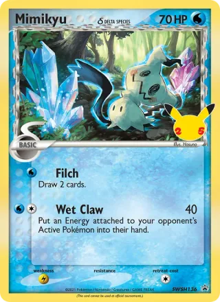 Mimikyu #SWSH136 · SWSH Black Star Promos Pokémon card