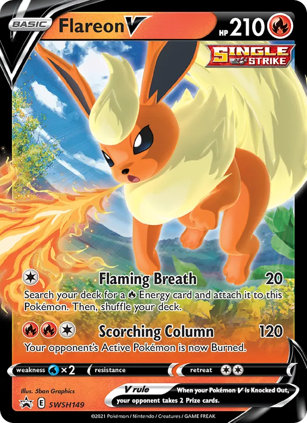 Flareon V full card art