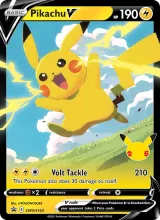 Pikachu V · SWSH Black Star Promos Pokémon card