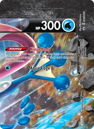 Greninja V-UNION #SWSH156 · SWSH Black Star Promos Pokémon card