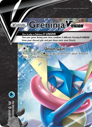 Greninja V-UNION #SWSH155 · SWSH Black Star Promos Pokémon card