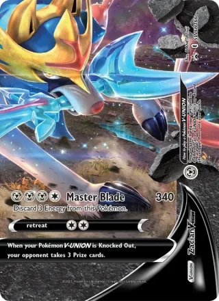 Zacian V-UNION #SWSH166 · SWSH Black Star Promos Pokémon card