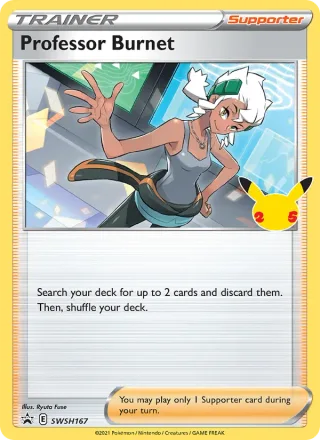 Professor Burnet #SWSH167 · SWSH Black Star Promos Pokémon card