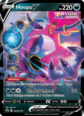 Hoopa V #SWSH176 · SWSH Black Star Promos Pokémon card