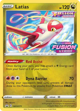 Latias #SWSH171 · SWSH Black Star Promos Pokémon card