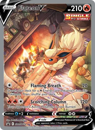 Flareon V #SWSH179 · SWSH Black Star Promos Pokémon card
