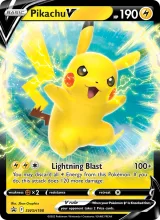 Pikachu V · SWSH Black Star Promos Pokémon card