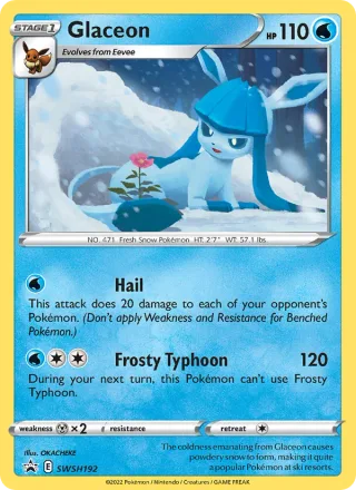 Glaceon #SWSH192 · SWSH Black Star Promos Pokémon card