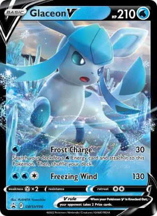 Glaceon V #SWSH196 · SWSH Black Star Promos Pokémon card