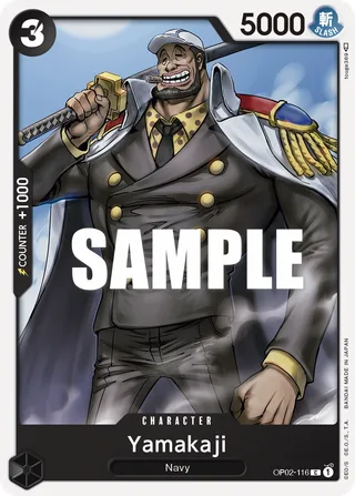 Yamakaji #OP02-116 · ST-19: Starter Deck 19 BLACK Smoker One Piece card