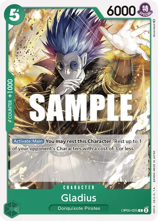 Gladius #OP05-025 · Awakening of the New Era: 1st Anniversary Tournament Cards One Piece card