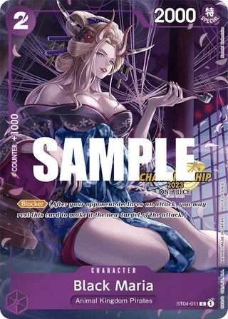 Black Maria (CS 2023 Celebration Pack) #ST04-011-cs-2023-celebration-pack · One Piece Promotion Cards One Piece card