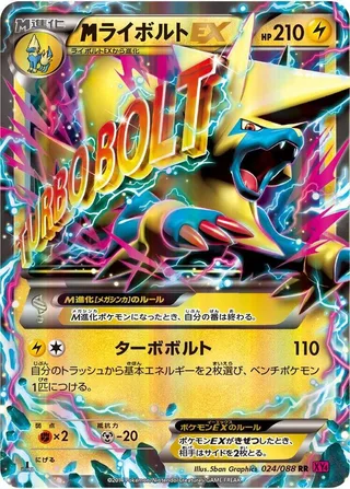 M Manectric ex #024 · XY4: Phantom Gate Pokémon Japan card