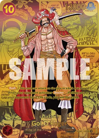 Gol.D.Roger (Manga) #OP09-118-manga · Emperors in the New World One Piece card