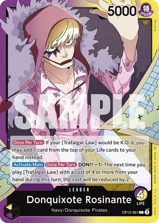 Donquixote Rosinante #OP12-061 · Legacy of the Master One Piece card