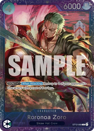Roronoa Zoro (Treasure Cup 2024) #ST12-008-treasure-cup-2024 · One Piece Promotion Cards One Piece card