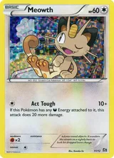 Meowth · McDonald's Collection 2016 Pokémon card