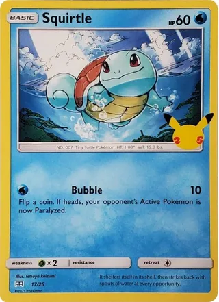 Squirtle #17 · McDonald's Collection 2021 Pokémon card