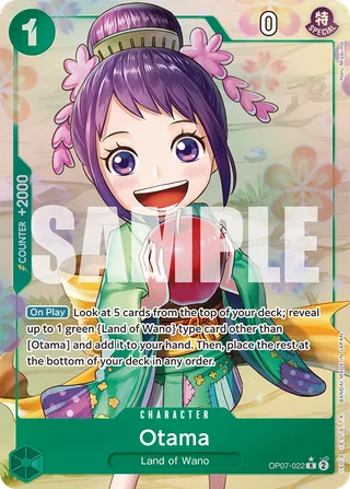 Otama (Parallel) #OP07-022-parallel · 500 Years in the Future One Piece card