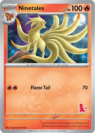 Ninetales #12 · My First Battle Pokémon card